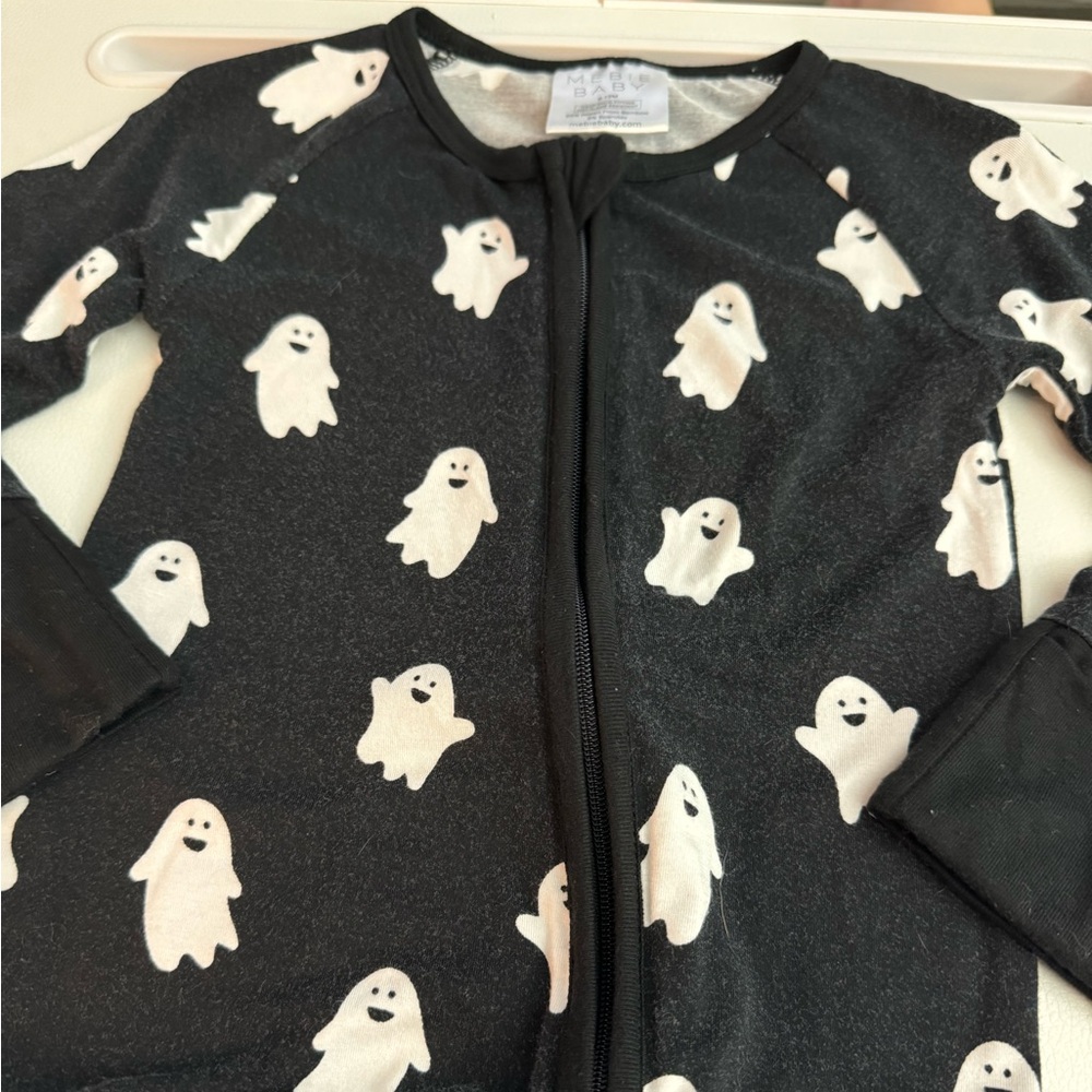 Mebie Baby Halloween ghost 👻 bamboo zippy
